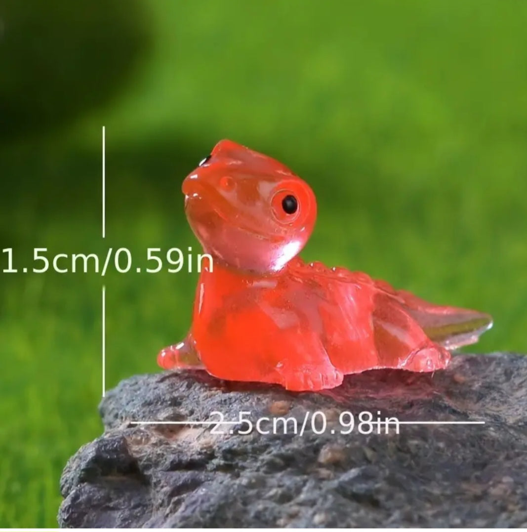 Mini Lizard Resin Figurine