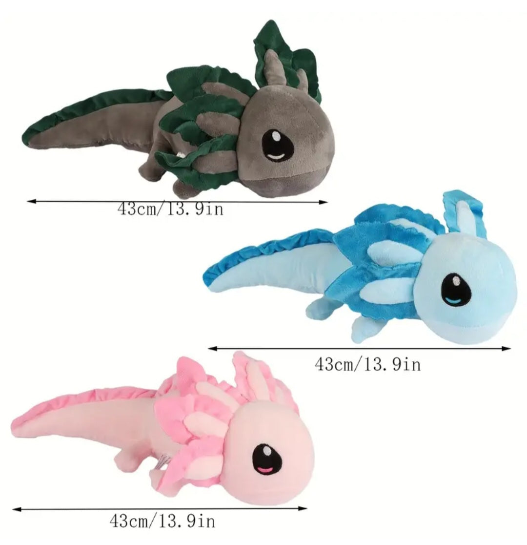 14 in Axolotl Plush