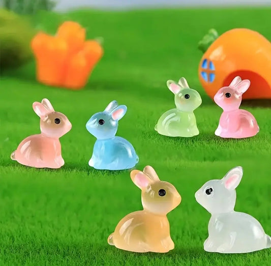 Bunny Luminous Mini Resin Figurine