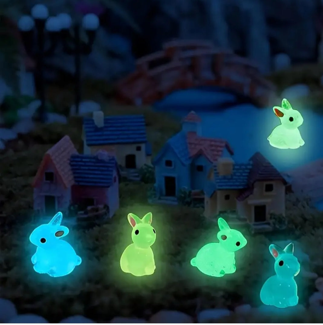 Bunny Luminous Mini Resin Figurine